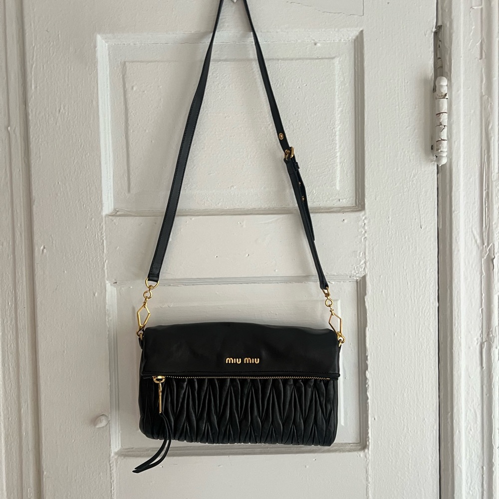 Miu Miu Black Crossbody Bag - Picture 3 of 11